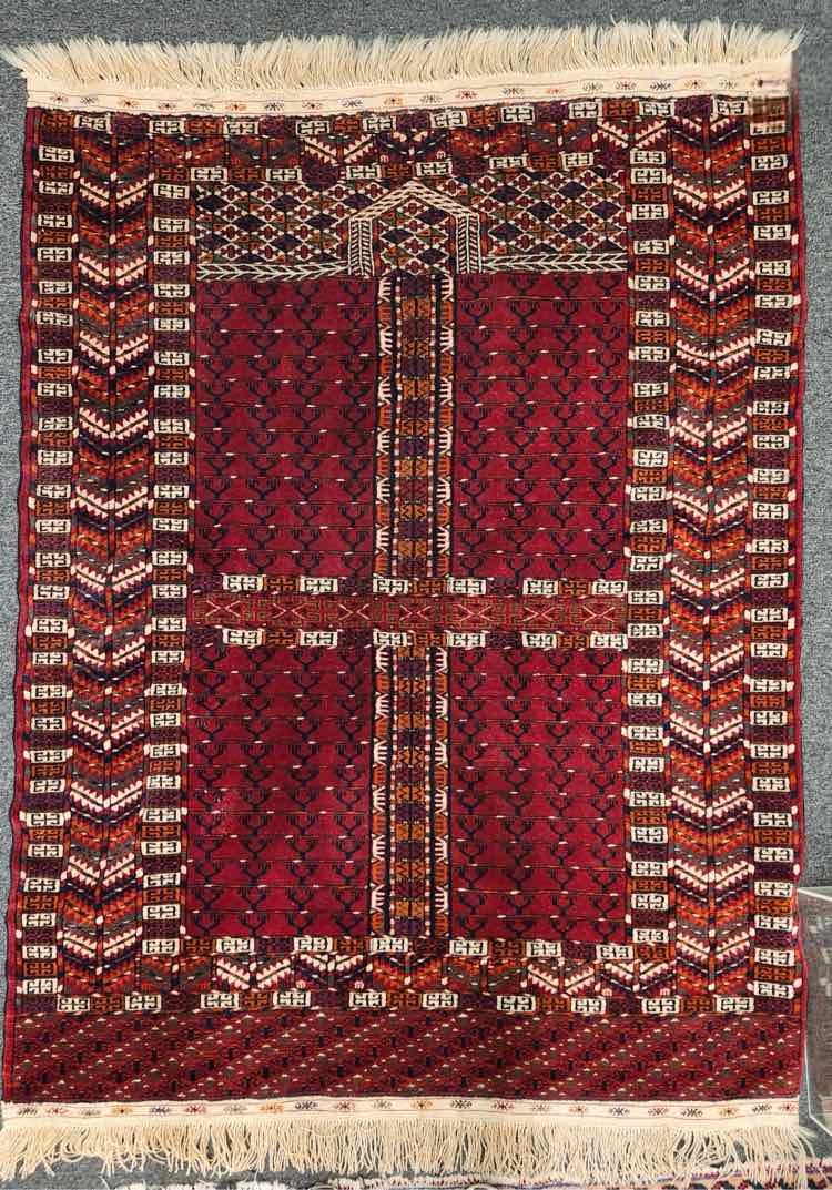 4x6 Vintage Handwoven Rug