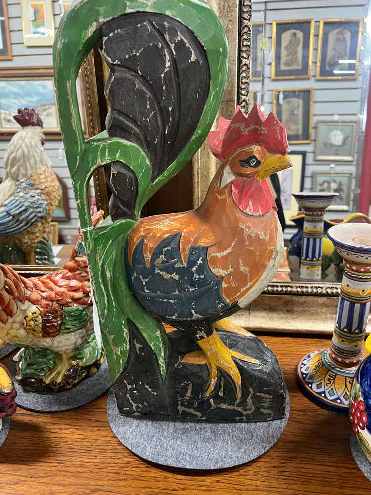 wood Rooster