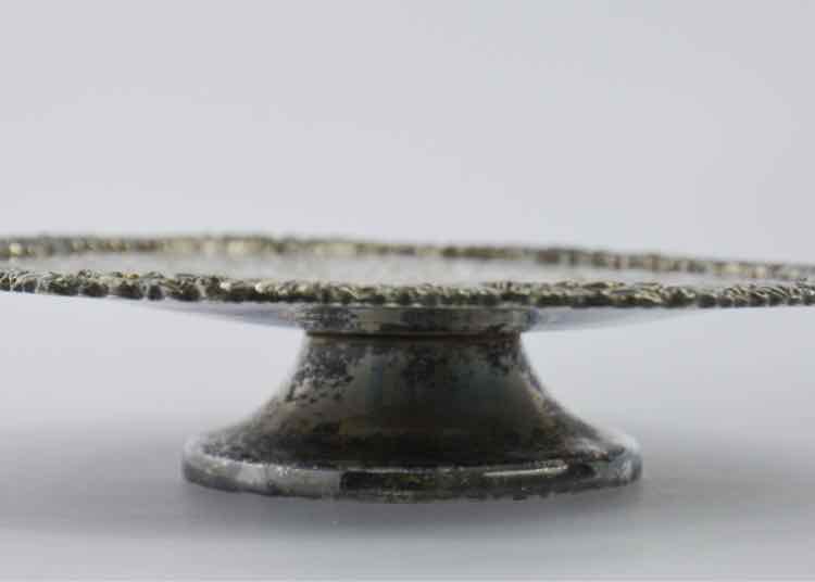 Silver Sheffield Pedestal