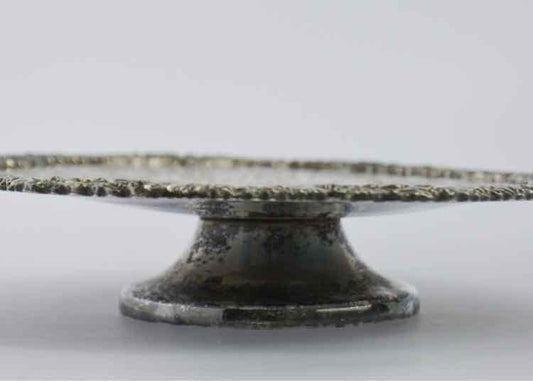 Silver Sheffield Pedestal