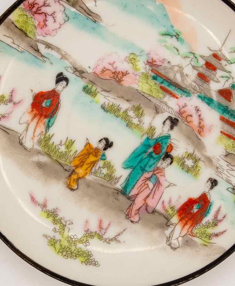Japan Geisha Decor Dish