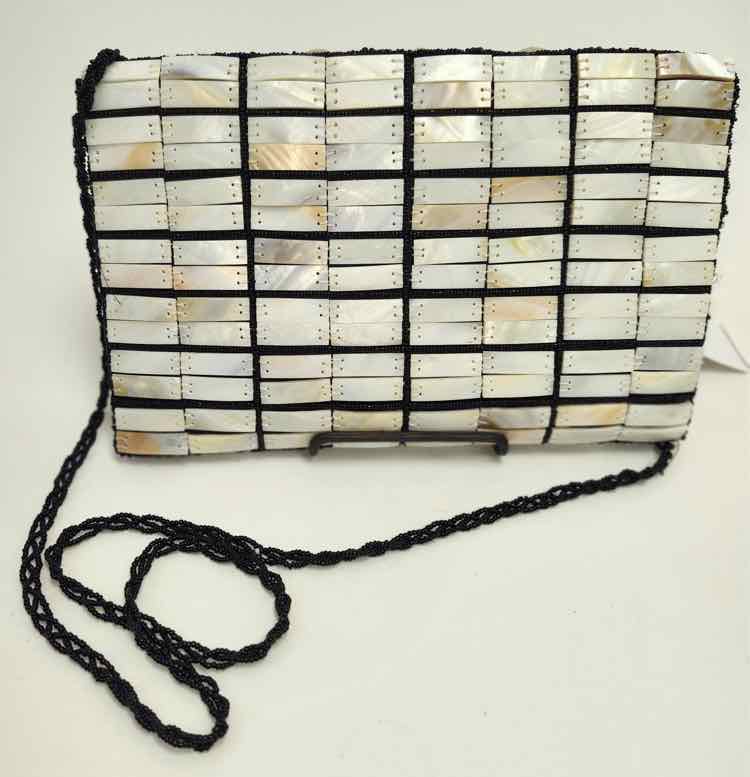 Black & White MOP Purse
