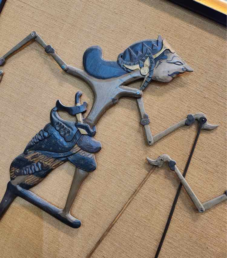 Art Handpainted Wooden Balinese Shadow Puppets
