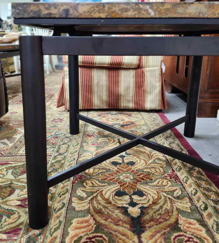 Pair of Stone Top End Table